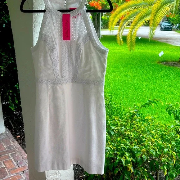 Lilly Pulitzer Charlize Stretch shift-12-white - Picture 2 of 15